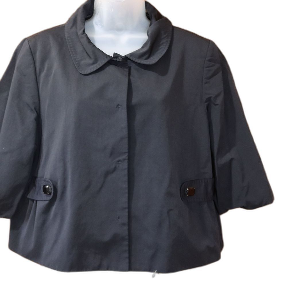 Elie Tahari Black Cropped Jacket Y2k XL